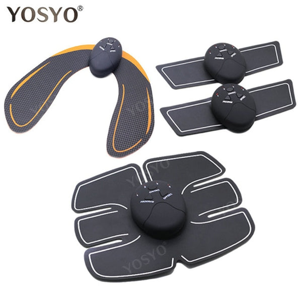 Wireless Muscle Stimulator Trainer Smart Fitness Abdominal Training Electric Weight Loss Stickers Body Slimming